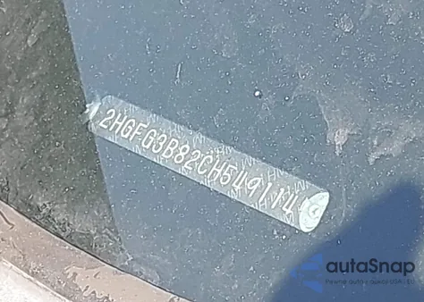 2012 Honda Civic Ex из США, поврежденный, VIN 2HGFG3B82CH549114